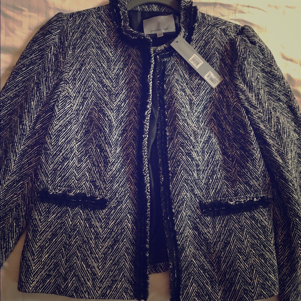 Chevron Blazer by Classiques Entier